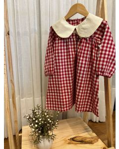 Vestido Xadrez Vermelho